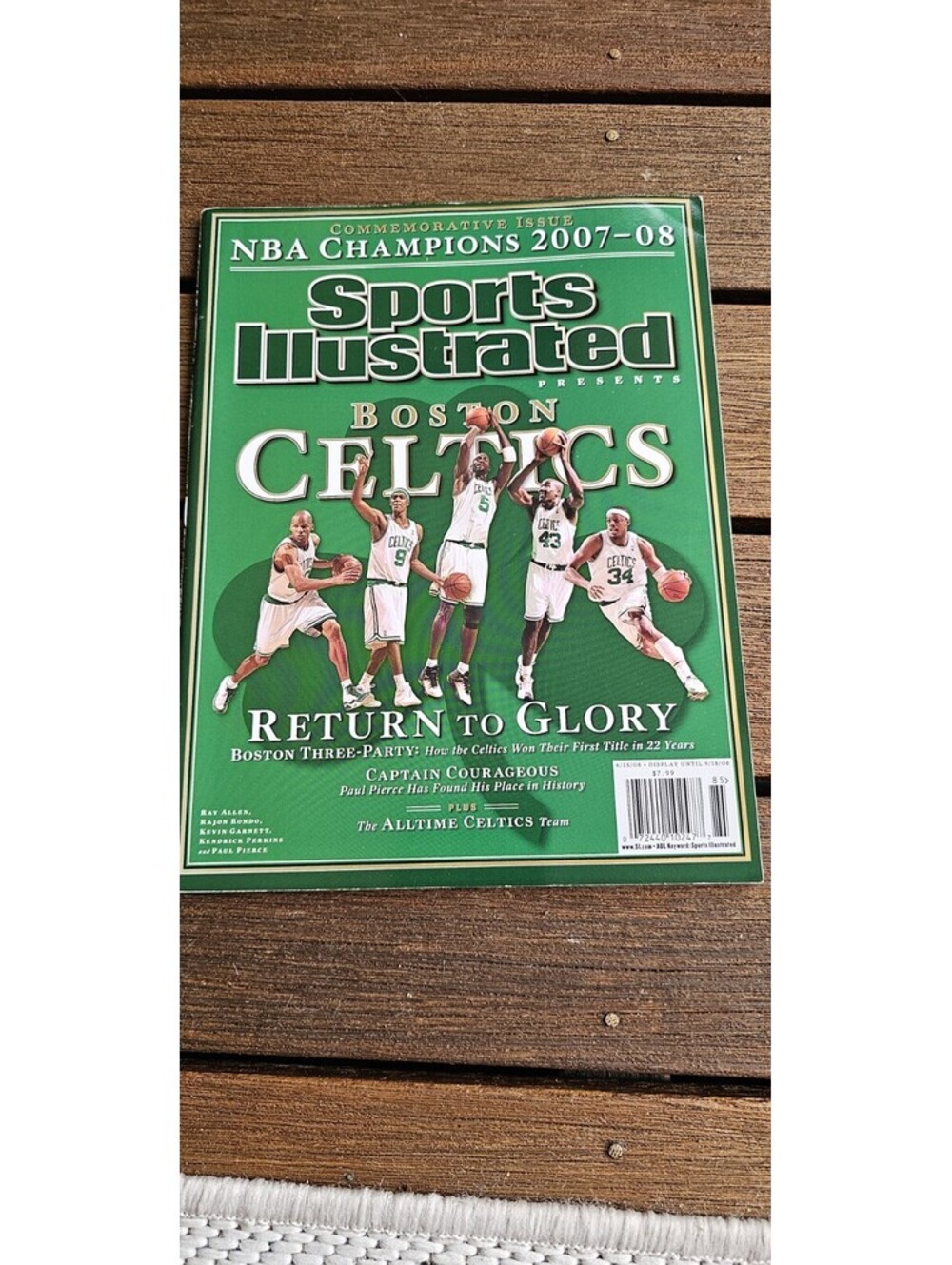 Sports Illustrated Boston Celtics NBA champions 2007-08